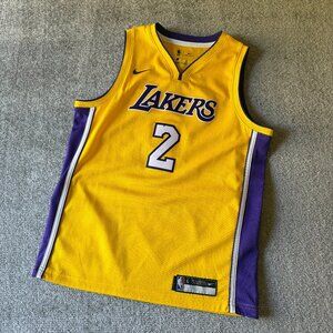 Nike Los Angeles Lakers Lonzo Ball #2 Youth NBA Jersey Size Large (14/16)